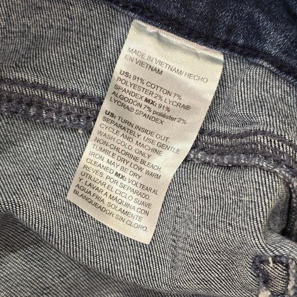 Chico's Sz 12 Reg Stretch Denim Jegging Blue Jeans - Picture 10 of 11